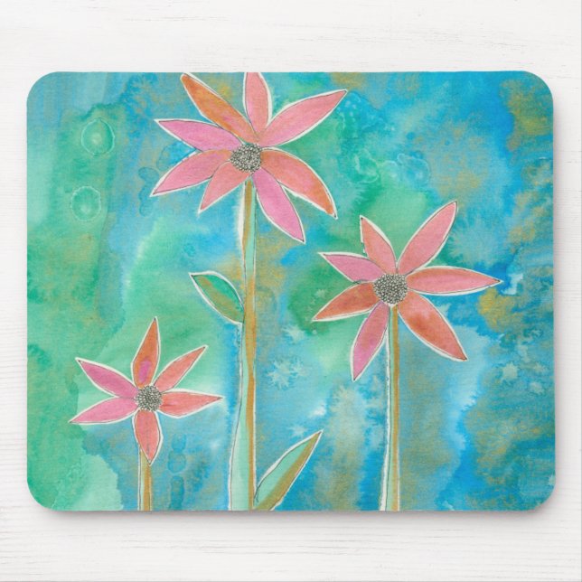 Dainty Daisies III Mouse Pad (Front)