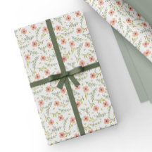 Dainty Ditsy Watercolor Floral Pastel Pattern