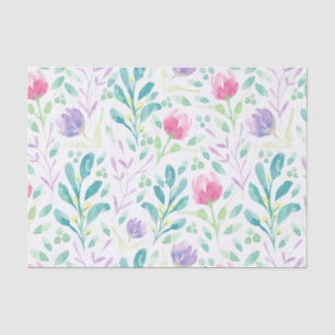 Dainty Florals in Watercolor Tissue Paper