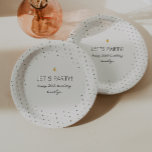 Dainty Lemon Birthday Paper Plate<br><div class="desc">Dainty Lemon,  Summer Birthday Party Paper Plates.</div>
