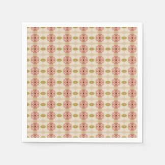 Dainty Pink Floral Patterned Napkin