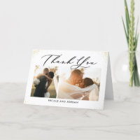 Dainty Sprinkles Editable Colour Thank You Card