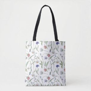 Dainty wild flowers  tote bag