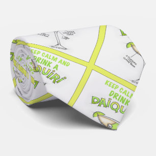 DAIQUIRI RECIPE COCKTAIL ART TIE