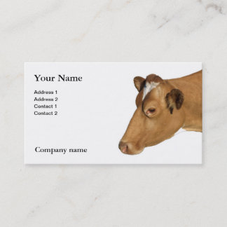 Dairy Cow Business Card