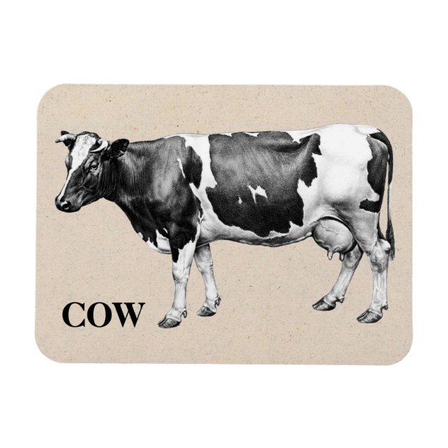 Dairy Cow Magnet (Horizontal)