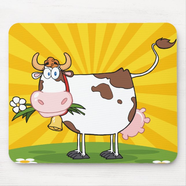 Dairy Cow Mouse Pad (Front)
