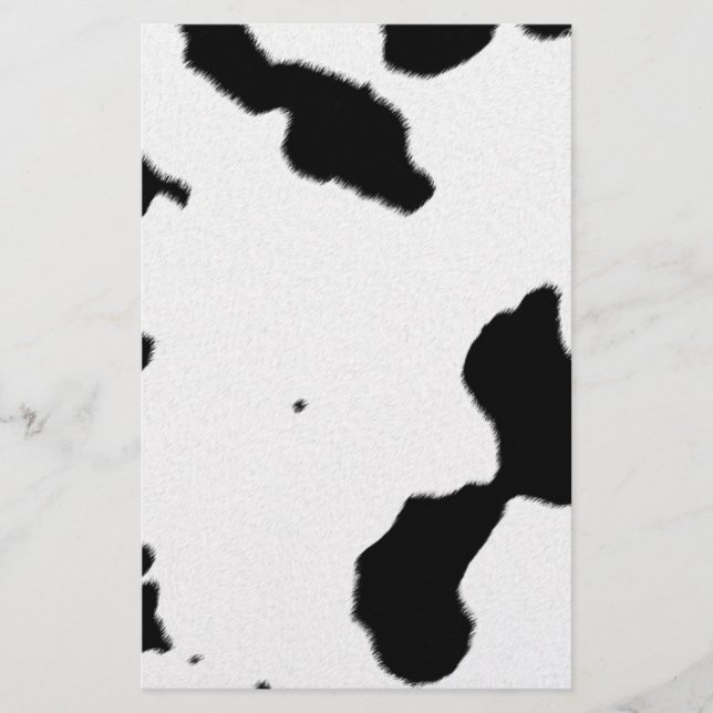 Dairy Cow Skin Stationery (Front)