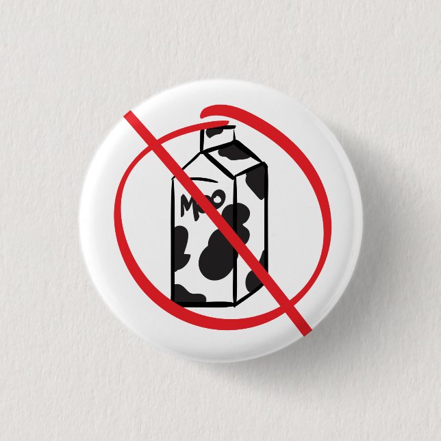 Dairy Free - Allergy/Intolerance 1 Inch Round Button (Front)