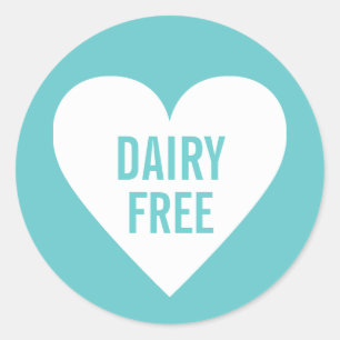 Dairy Free Allergy Safe Culinary Label
