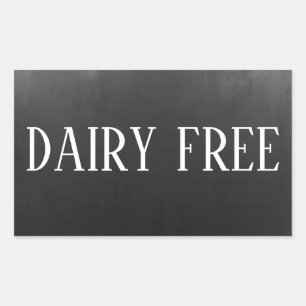 Dairy Free Allergy Safe Culinary Sticker
