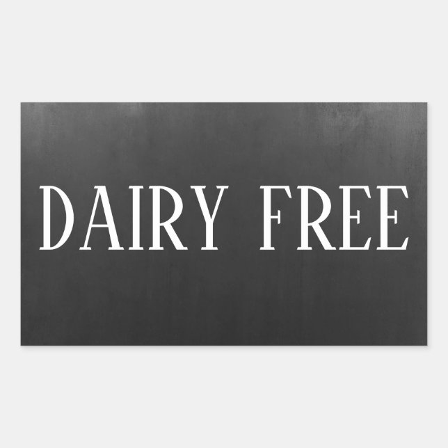 Dairy Free Allergy Safe Culinary Sticker (Front)