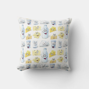 Dairy Friends Throw Pillow