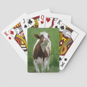 Dairy Milk Cow on the Farm Playing Cards