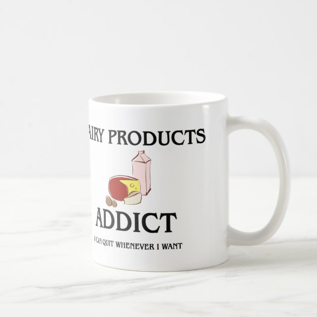 Dairy Products Addict Coffee Mug (Right)