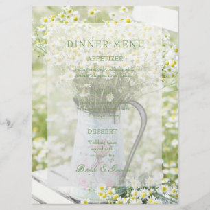 Daisées de Summerfield Chamomile Mariage menu