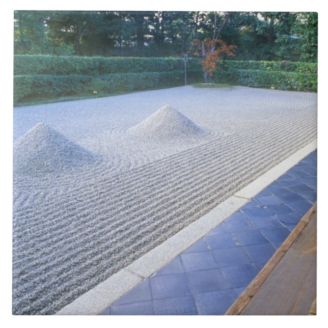 Daisen-in Temple Garden, Daitokuji, Kyoto, Japan Tile (Front)