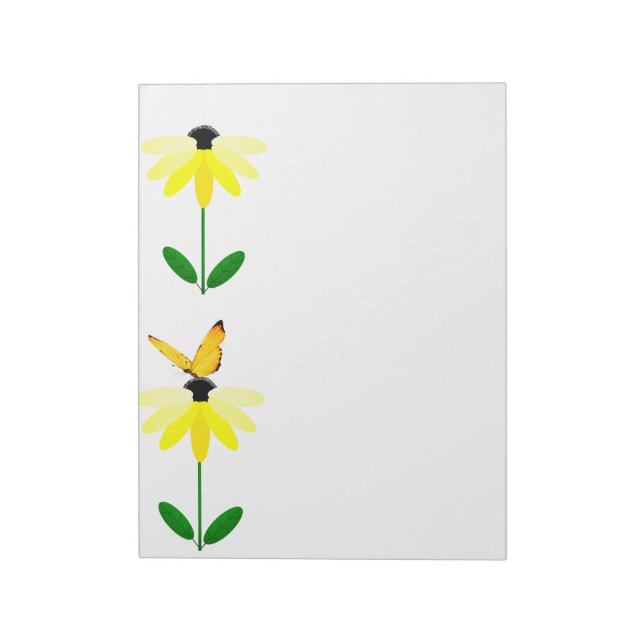 Daisies 11" x 8.5" Notepad - 40 pages (Rotated)