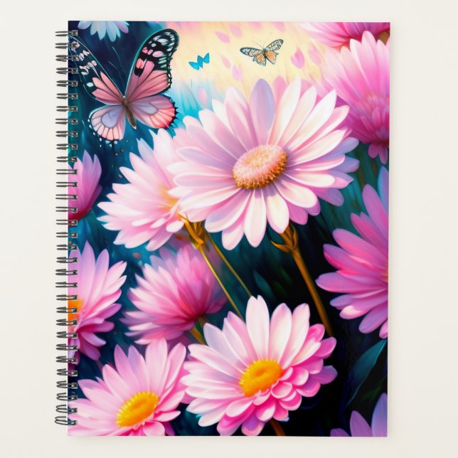 Daisies and Butterflies  Planner (Front)