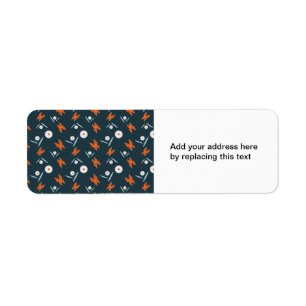 Daisies and Butterflies Return Address Label
