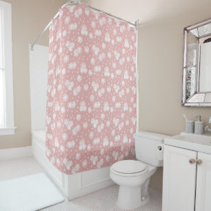 Daisies and Dots - Pink and White