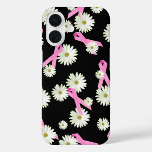Daisies and Pink Ribbons Case-Mate iPhone Case