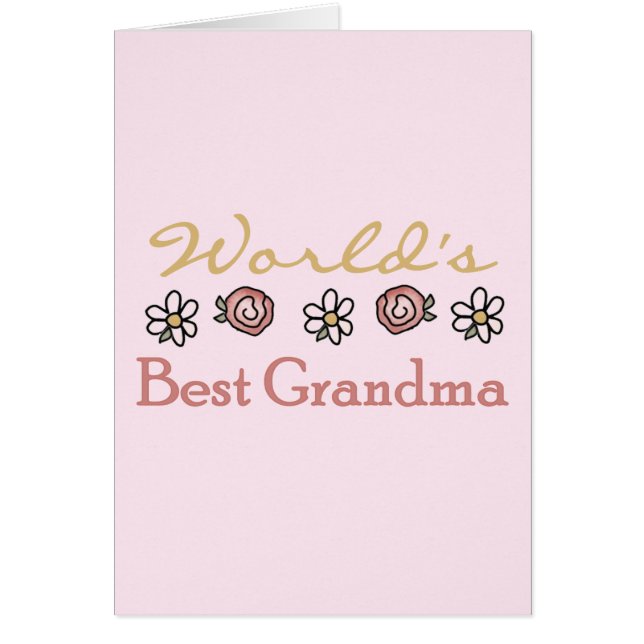 Daisies and Roses World Best Grandma (Front)