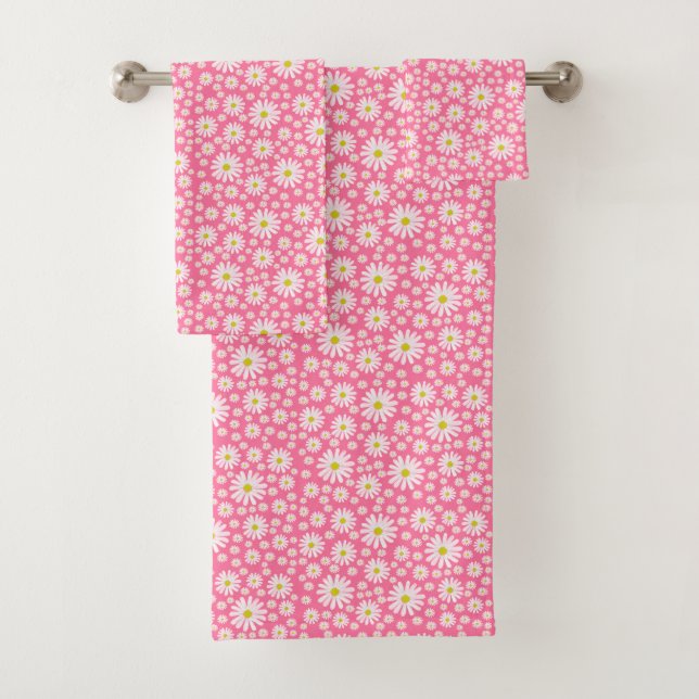 Daisies Bath Towel Set (Insitu)