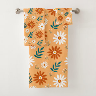 Daisies Bath Towel Set