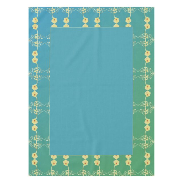 Daisies & Blue Tablecloth (Front)