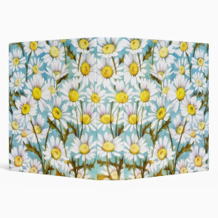 Daisies Daisy Flower Art Floral Notebook Binder