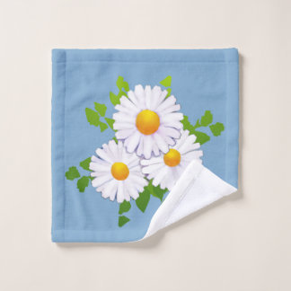 Daisies Facecloth Wash Cloth