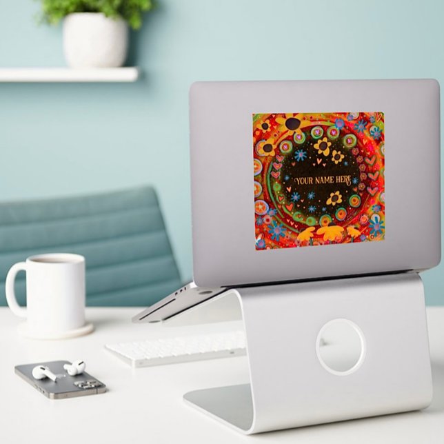 Daisies Fun Personalized Square Inspirivity (Creator Uploaded)