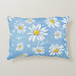 Daisies galore accent pillow