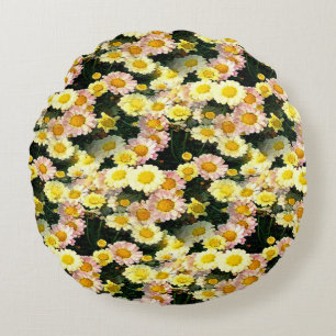Daisies Galore...... Round Pillow