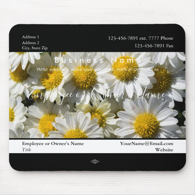 Daisies Gift Promo Mousepad HAMbyWG (Front)