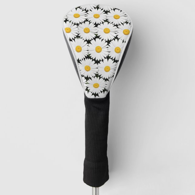 Daisies Golf Head Cover (Front)