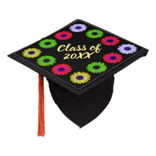 Daisies Graduation Cap Topper