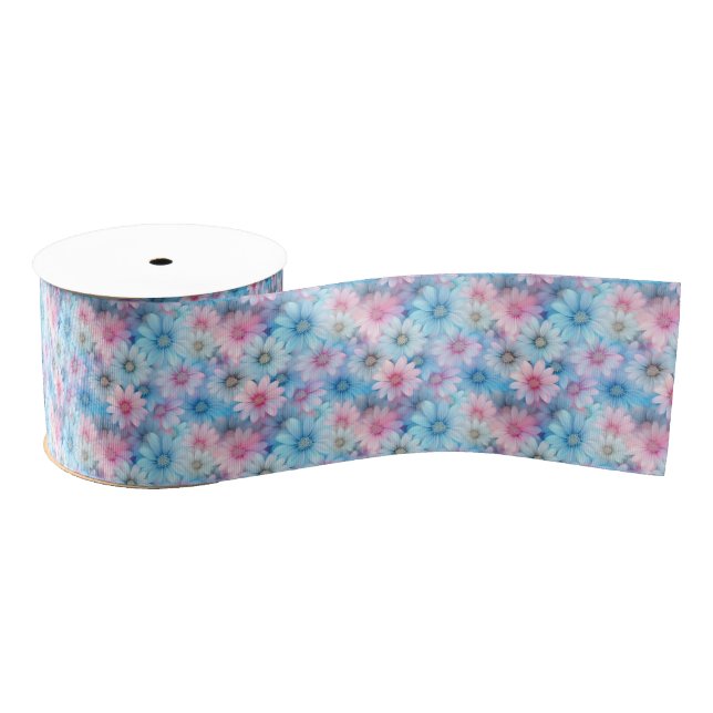 Daisies Grosgrain Ribbon (Spool)