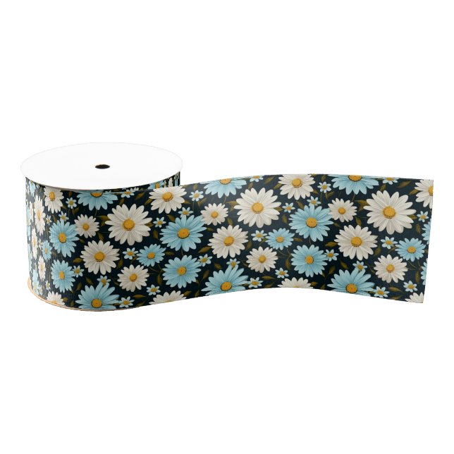 Daisies Grosgrain Ribbon (Spool)