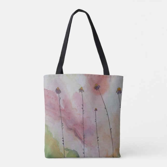 Daisies in a Magic Sky Tote Bag (Back)
