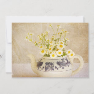 Daisies in a Teapot Invitation