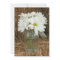 Daisies In Mason Jar  Hay - Country / Barn Wedding