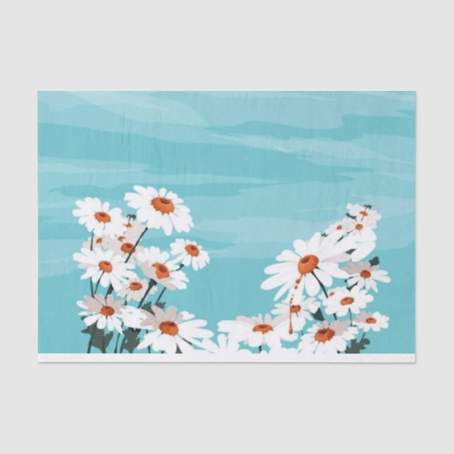 Daisies in the Breeze Tissue Paper (Front)