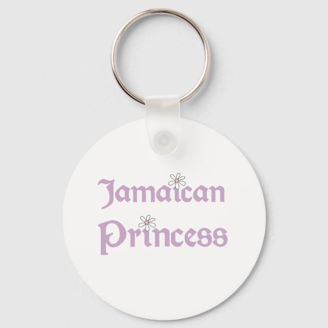 Daisies Jamaican Princess Keychain (Front)