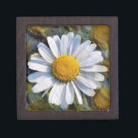 DAISIES JEWELRY BOX<br><div class="desc">A photographic design of multiple images of a little wild daisy.</div>