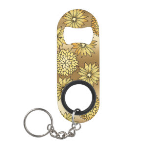 Daisies Keychain Bottle Opener