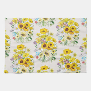 Daisies Kitchen Towel