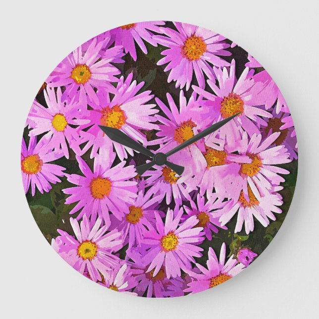 DAISIES LARGE CLOCK (Front)