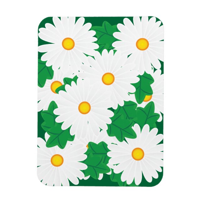 Daisies Magnet (Vertical)